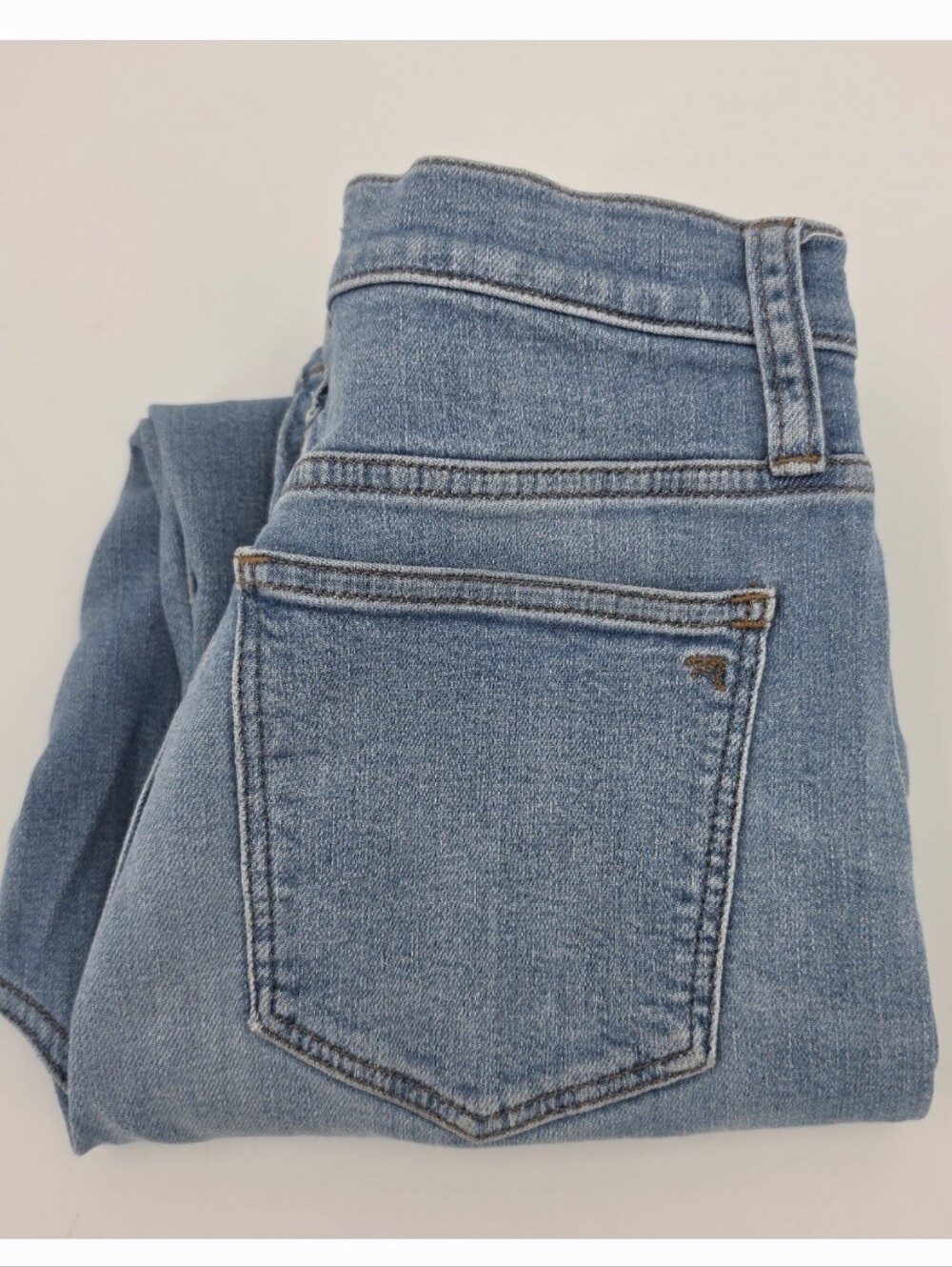 Madewell Stovepipe Jean 28 Light Wash Denim